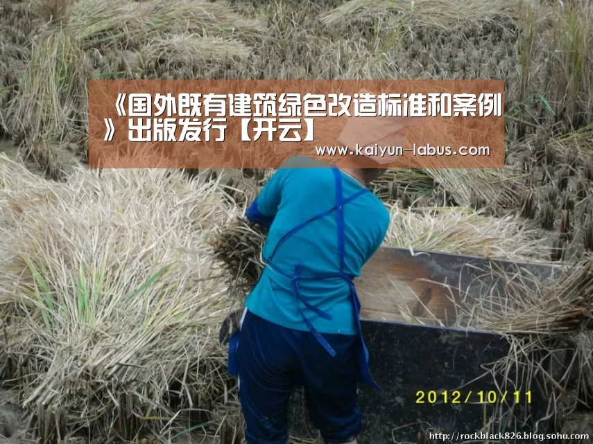 《国外既有建筑绿色改造标准和案例》出版发行【开云】(图2) 开云