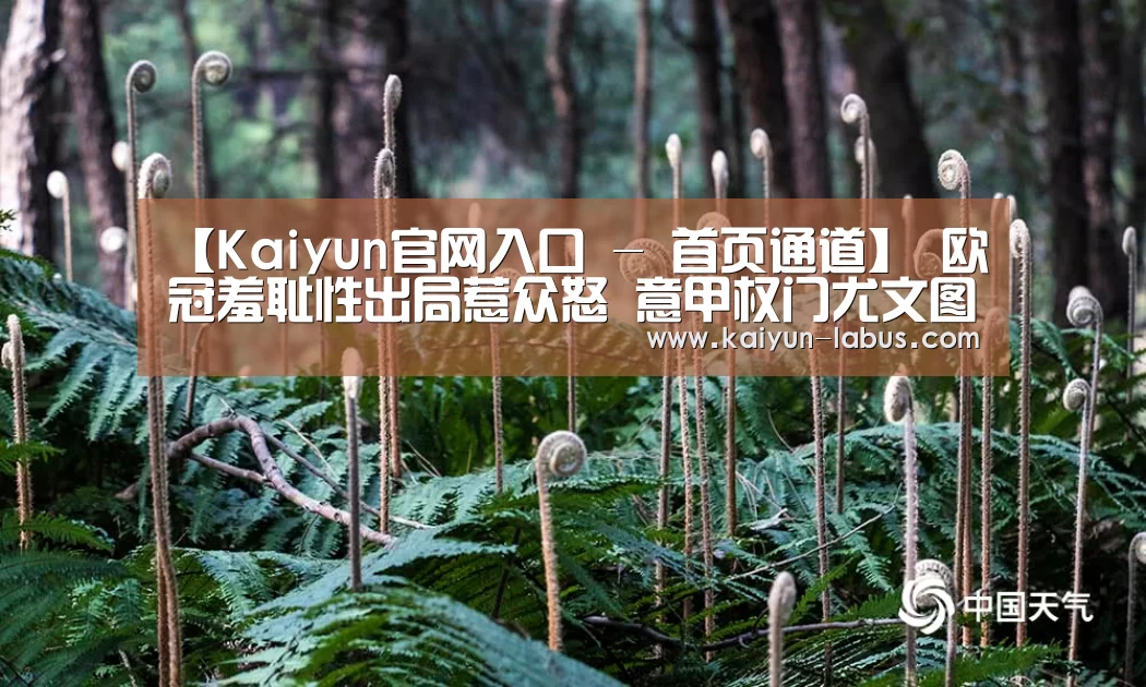 【Kaiyun官网入口 - 首页通道】
欧冠羞耻性出局惹众怒 意甲权门尤文图斯下赛季主帅人选再起变数(图1) 开云
